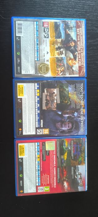 Uncharted 4/Just cause 3/Driveclub PlayStation 4