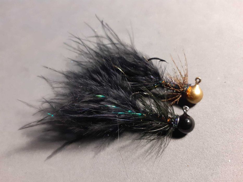 Jigi White Marabut / Pink / Black / Przynęty Pstrąg / Okoń