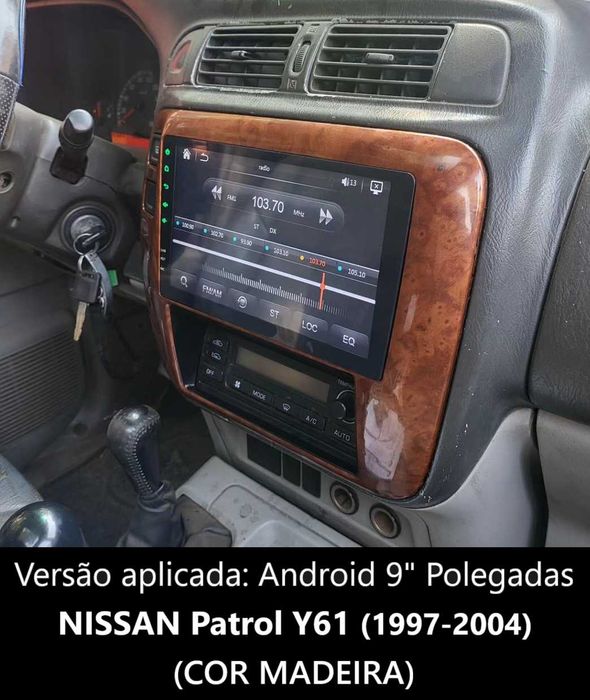 Rádio 2DIN 9" • NISSAN Patrol (1997 a 2010) • Android [4+32GB] Y61 GR