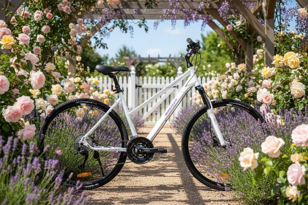 Rower crossowy Wheeler Cross 6.3 rama 44\48cm koło 28" biały lady