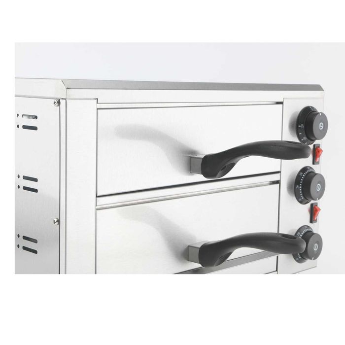 Piekarnik do pizzy PROFESJONALNY elektryczny 2-komorowy 1750W Cukus