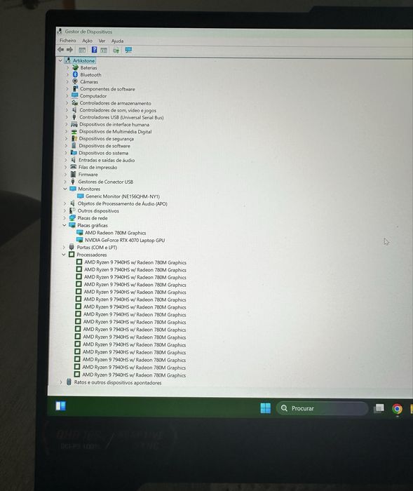 Portátil Asus Tuf A15 165hz RTX4070
