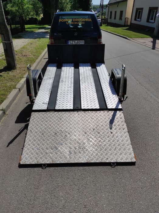 Wynajem lawety 2m , 4m , 5m przyczepy towarowe