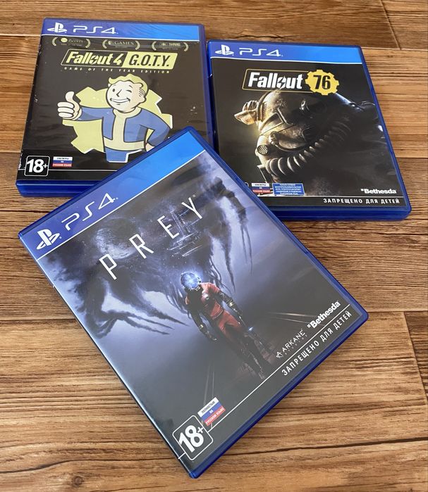 Sony PS4: Fallout, Prey, Орден 1886, Жизнь После, Mad Max, Одни из Нас