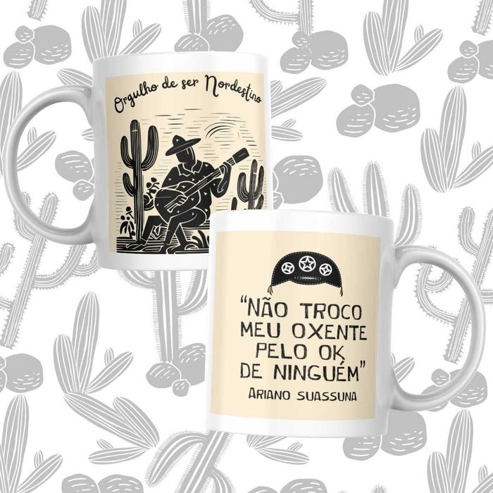 Caneca Orgulho Nordestino - Personalizada (Frete Grátis)