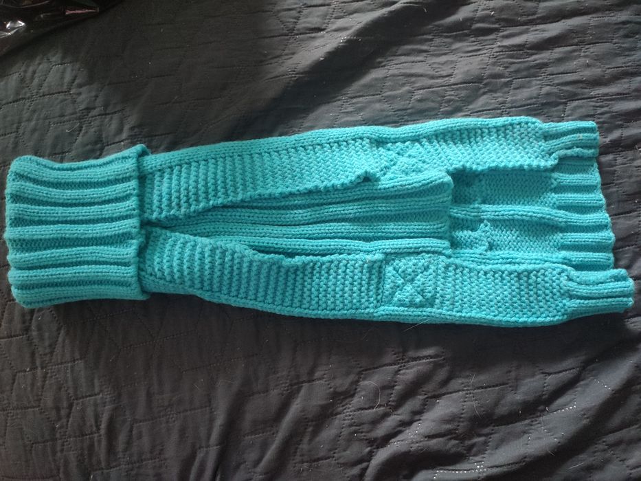 Sweter dla psa Rukka® Wooly, turkusowy r. L