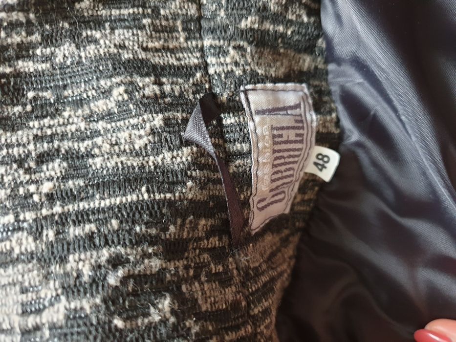 Płaszcz wełniany XXL rozm 48