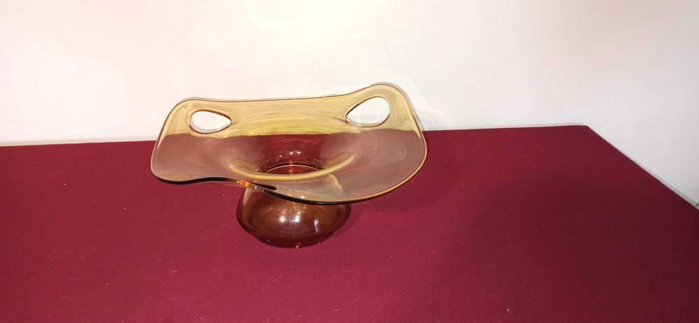 patera bursztynowa huta Laura