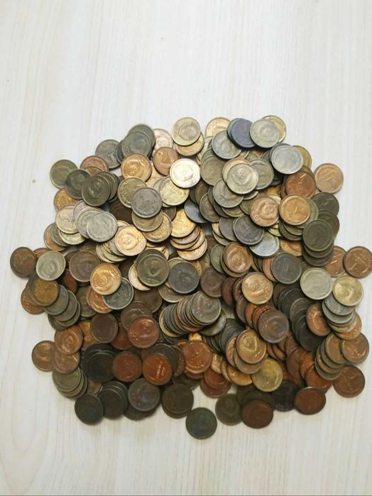 монети  СССР 1 копейка (1961-1991 гг) 400 шт