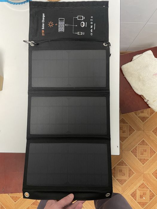 Солнечная панель для зарядки телефонов планшетов и пауэрбанков