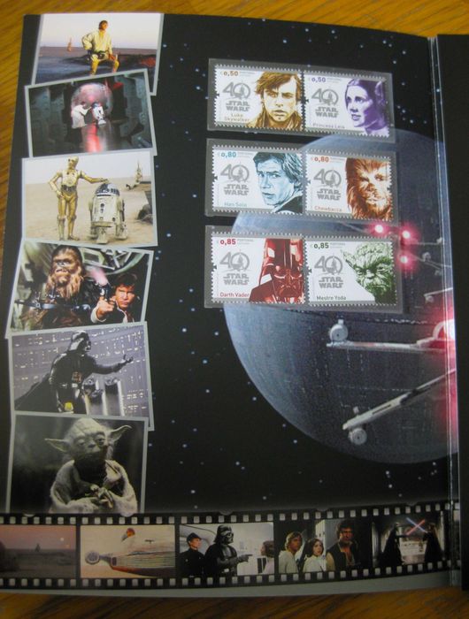 Carteira de Selos Star Wars numerada nº 2887 CTT Nova