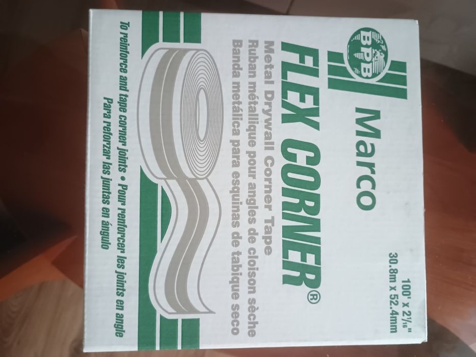 Narożnikowa taśma z wkładem aluminiowym do płyt G/K