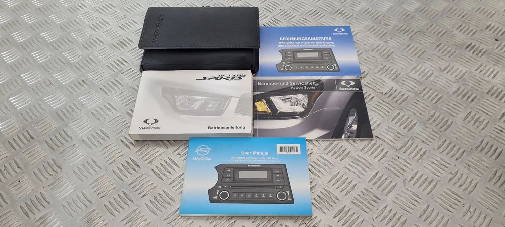 Ssangyong Actyon Sports Książka Serwisowa Instrukcja