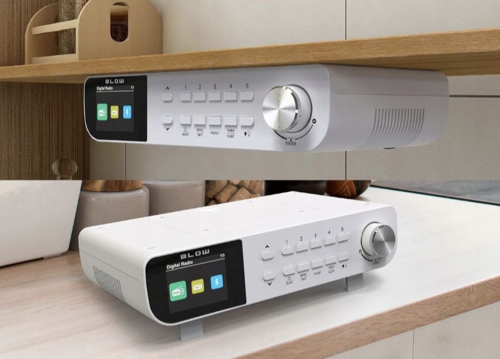Radio kuchenne podszafkowe FM DAB+ Bluetooth