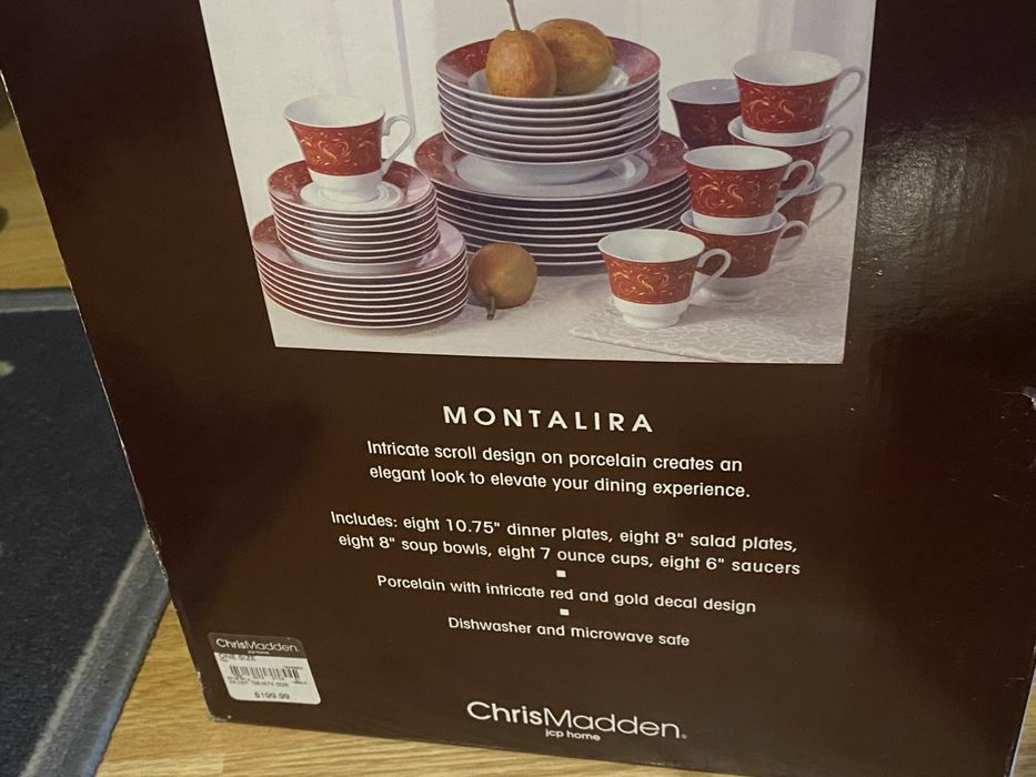 Zestaw obiadowy Chris Madden Montalira