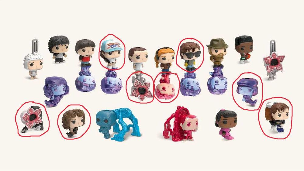 Фігурки Kinder Joy Stranger Things