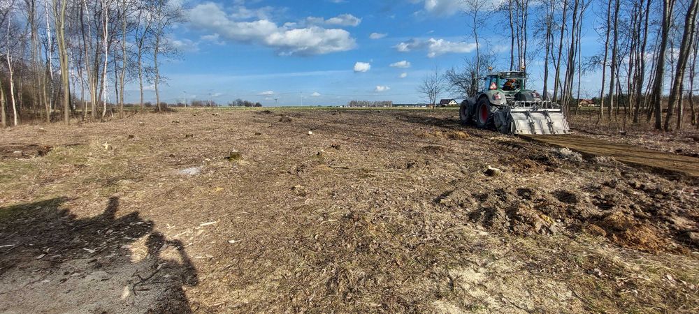Mulczer Leśny ,wgłębny, przekrusz urobku skalnego rekultywacja gruntu