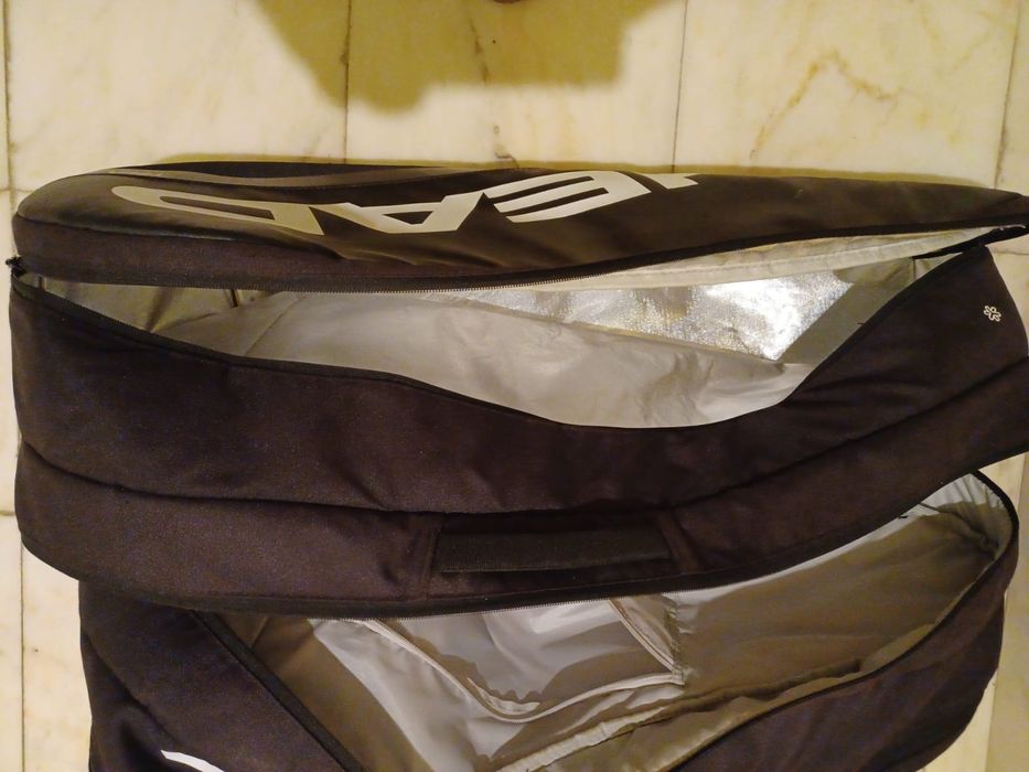 Head Tour Team Racket Bag XL Black/White: 6+ Raquetes – Modelo Grande