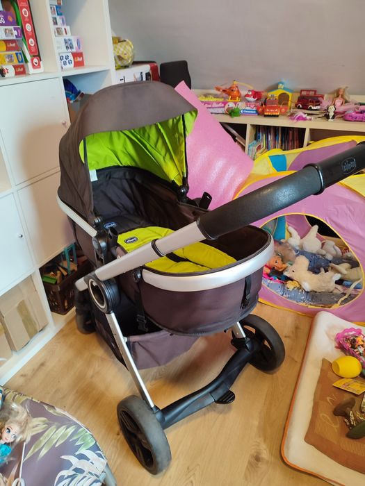 Wózek 2 w 1, gondola spacerówka, urban chico