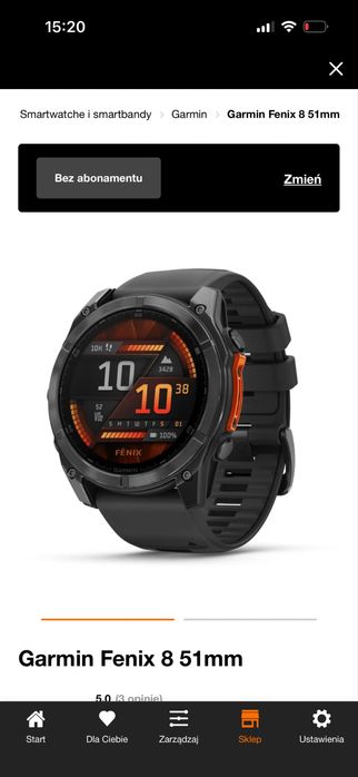 Zegarek Garmin Fenix 8