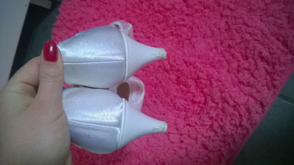 Buty białe, ślub, komunia . Rozmiar 35