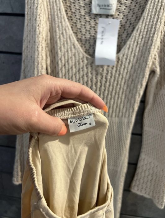 Sukienka boho ażurowa szydełkowa By O La La