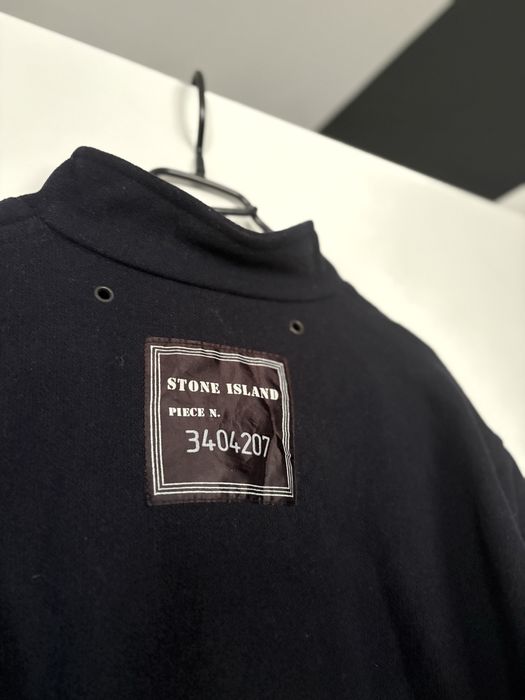 Kurtka wełninana męska Stone Island granatowa L