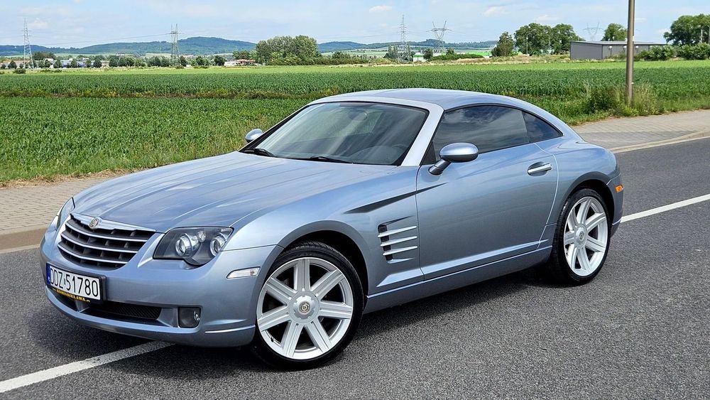Chrysler Crossfire 3.2 V6 218KM+ GAZ Sekw. MANUAL Ledy Skóra El. Grzane Fotele Tempomat