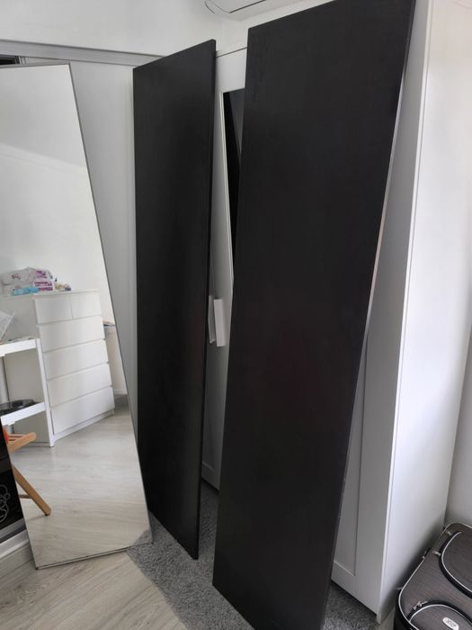3 Portas roupeiro corpreto/cinza escuro IKEA Pax 165x50cm