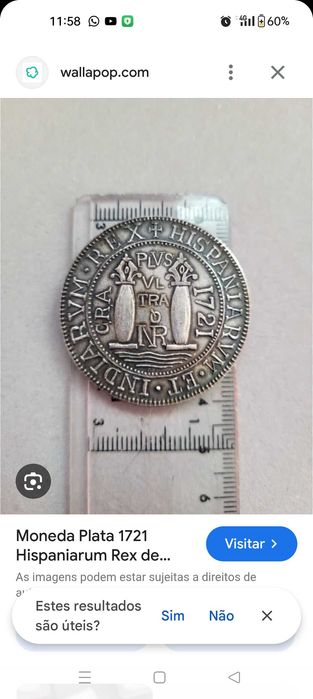 Moeda Espanhola de 1721