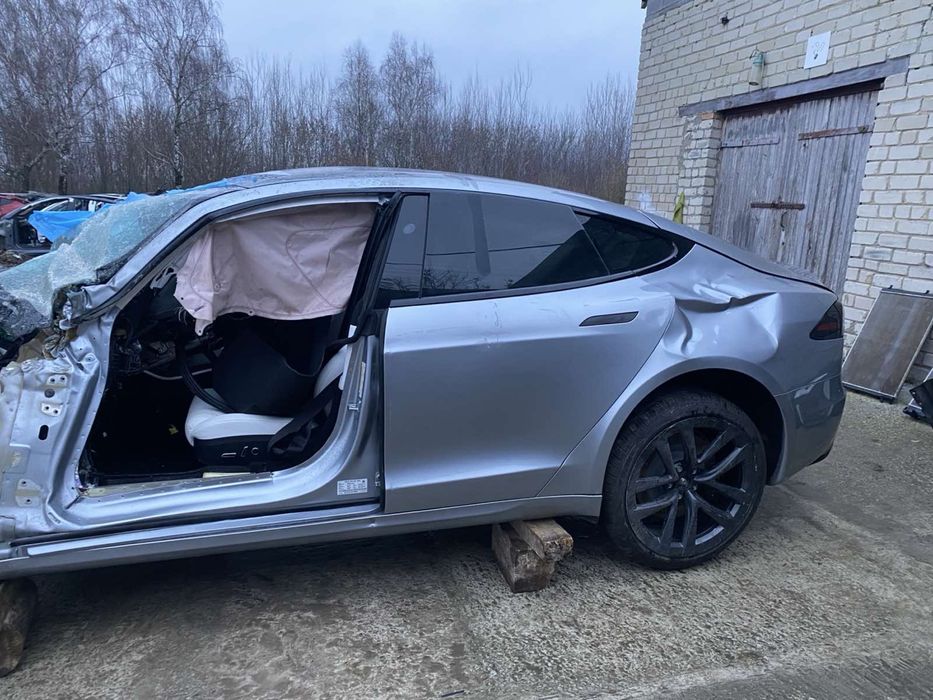 Tesla Model S MS Бампер Капот Крило Фара Телевізор Підсилювач Радіатори Захист Підкрилок весь комплект РОЗБОРКА / ЗАПЧАСТИНИ