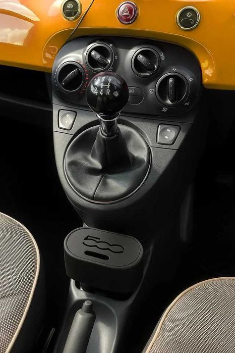 Fiat 500 - suporte para copos / caixote lixo