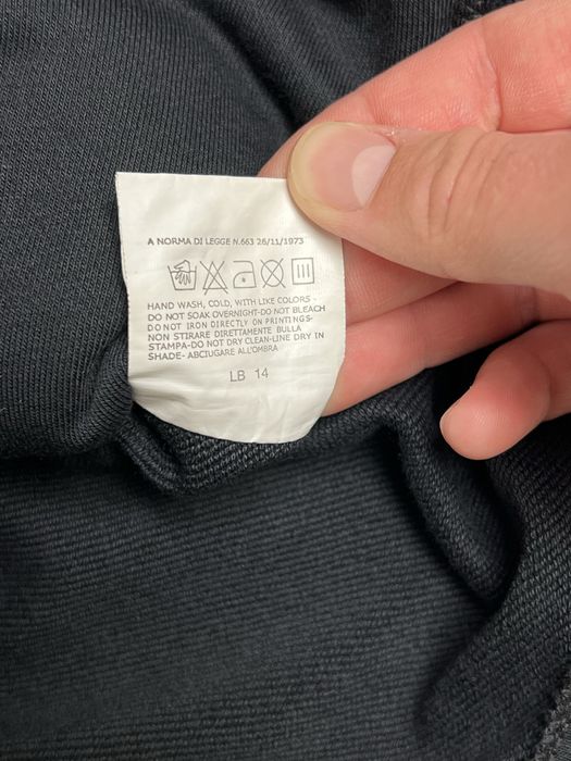 Чоловіча вінтажна кофта зіпка armani jeans big logo