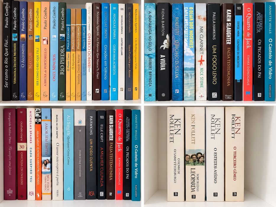 Livros diversos de vários autores