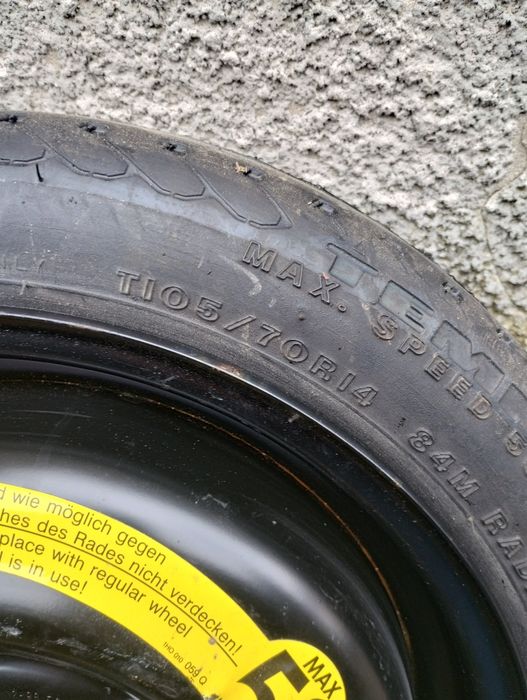 Koło dojazdowe 4X100 R14