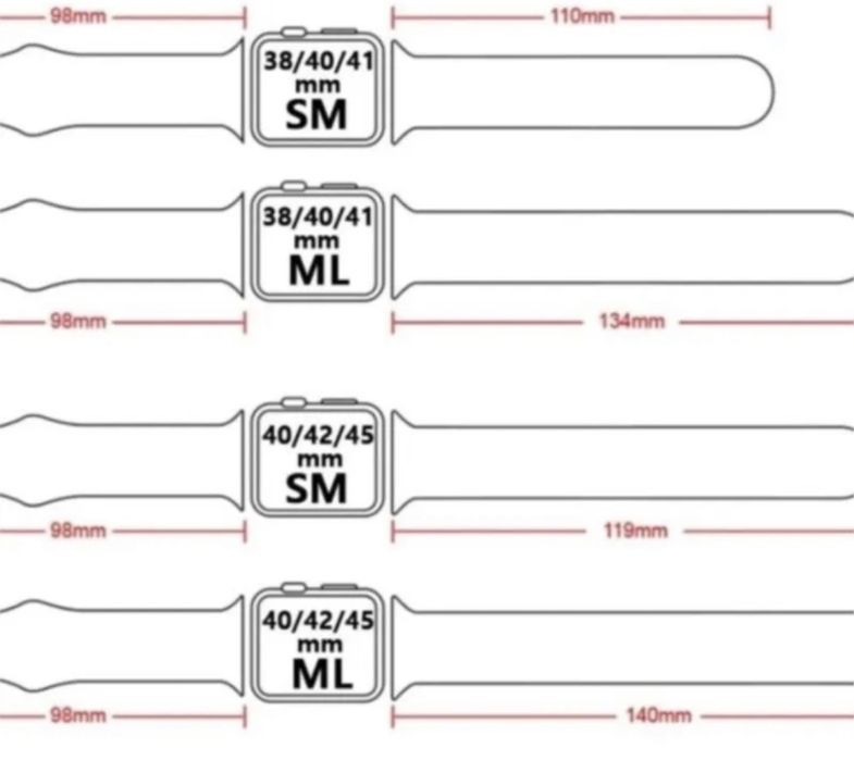 Ремінь на Apple Watch 7 ремішок