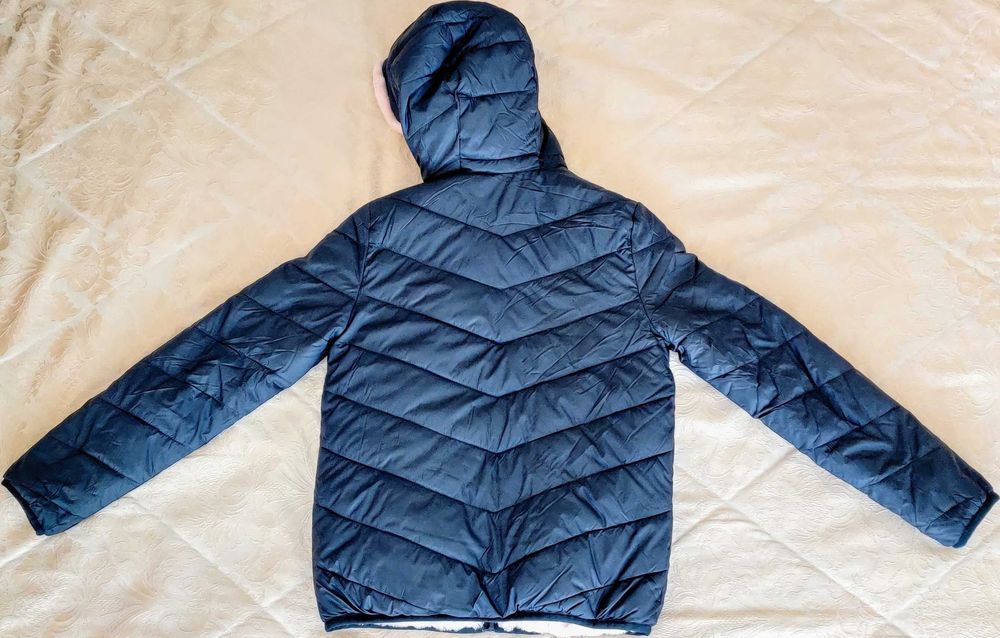 Blusão de inverno reversível p/ menina Abercrombie (12 anos)