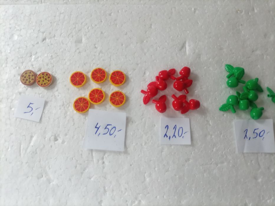 Klocki LEGO jedzenie akcesoria