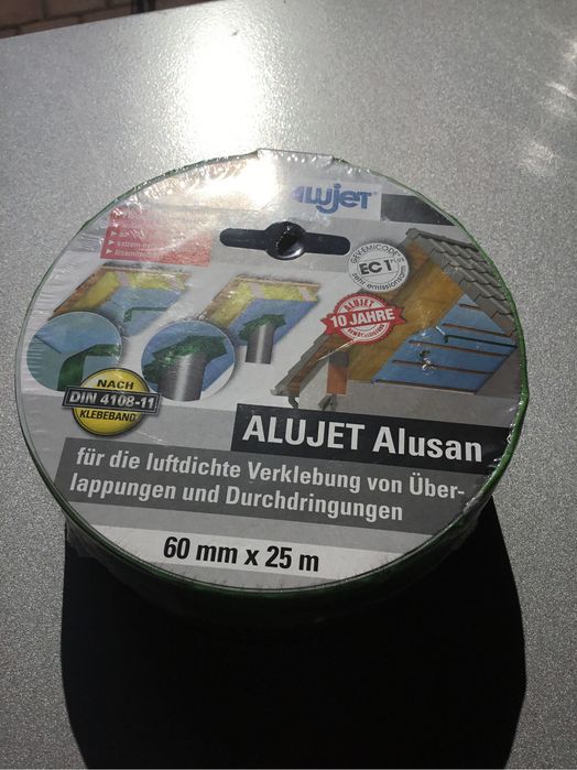 Tasma ALUJER ALUSAN do klejenia paroizolacji 25 m