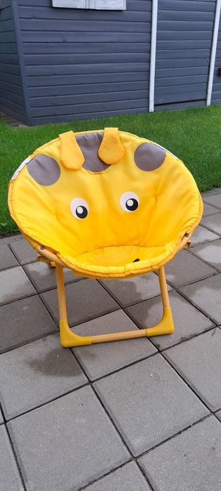 Krzesełko ogrodowe fotelik żyrafa