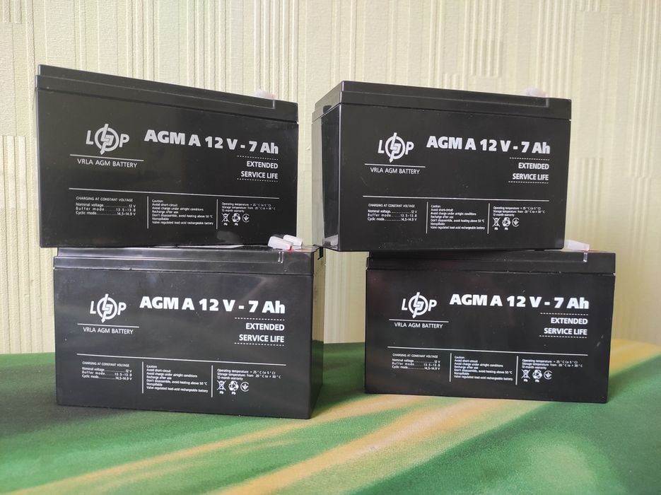 Аккумулятор AGM 12v 7Ah, для опрыскивателя, бесперебойника