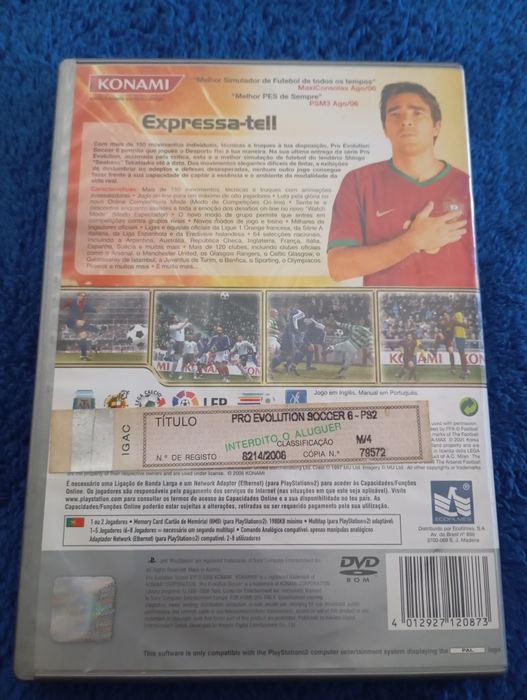 Pes 6 para Sony Ps2