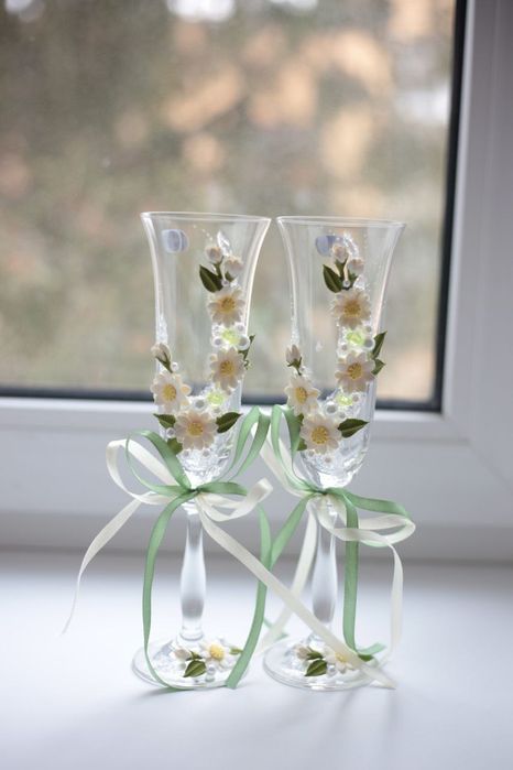 Свадебные бокалы. Цена указана за пару!/ Весільні бокали/келихи