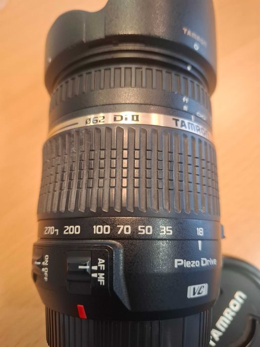 Objectiva Tamron 18-270 mm f/3.5-6.3 Di II VC PZD para canon