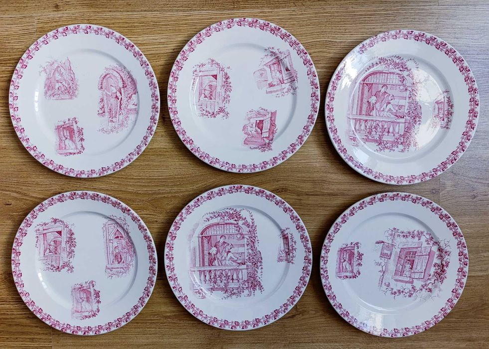 Conjunto de Pratos Sarreguemines