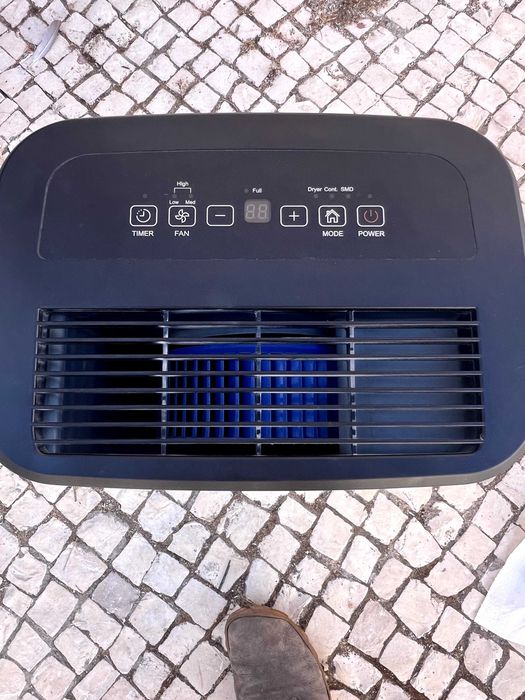 Desumidificador Kubo – 20L/dia, Cobertura até 52m², Função Secagem de Roupa, Silencioso, Branco
