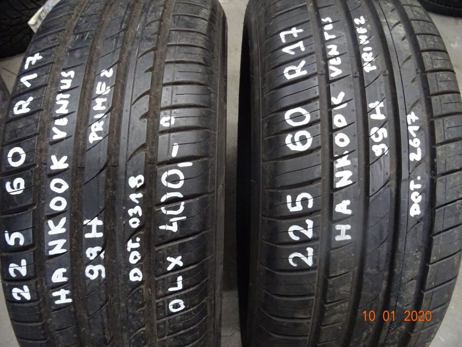 Opona 225/60R17 99H Hankook VENTUS PRIME2 (330 netto /para)