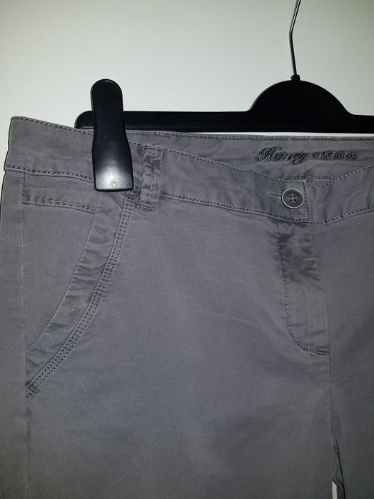 Nowe eleganckie damskie szare spodnie Lerros rozm. M/L 38/40