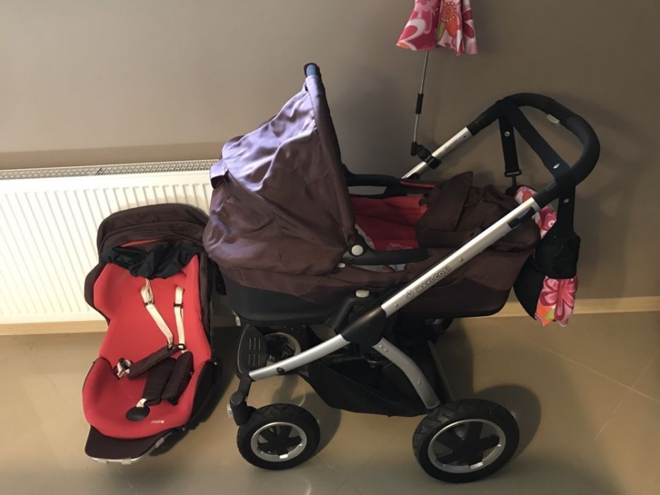 Wózek (gondola, spacerówka) Maxi Cosi Mura 4 + gratis