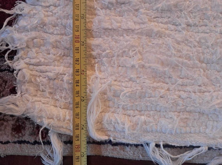 Grande Tapete de Tear Branco